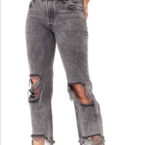 FREE PEOPLE NWT distressed jeans size 29
